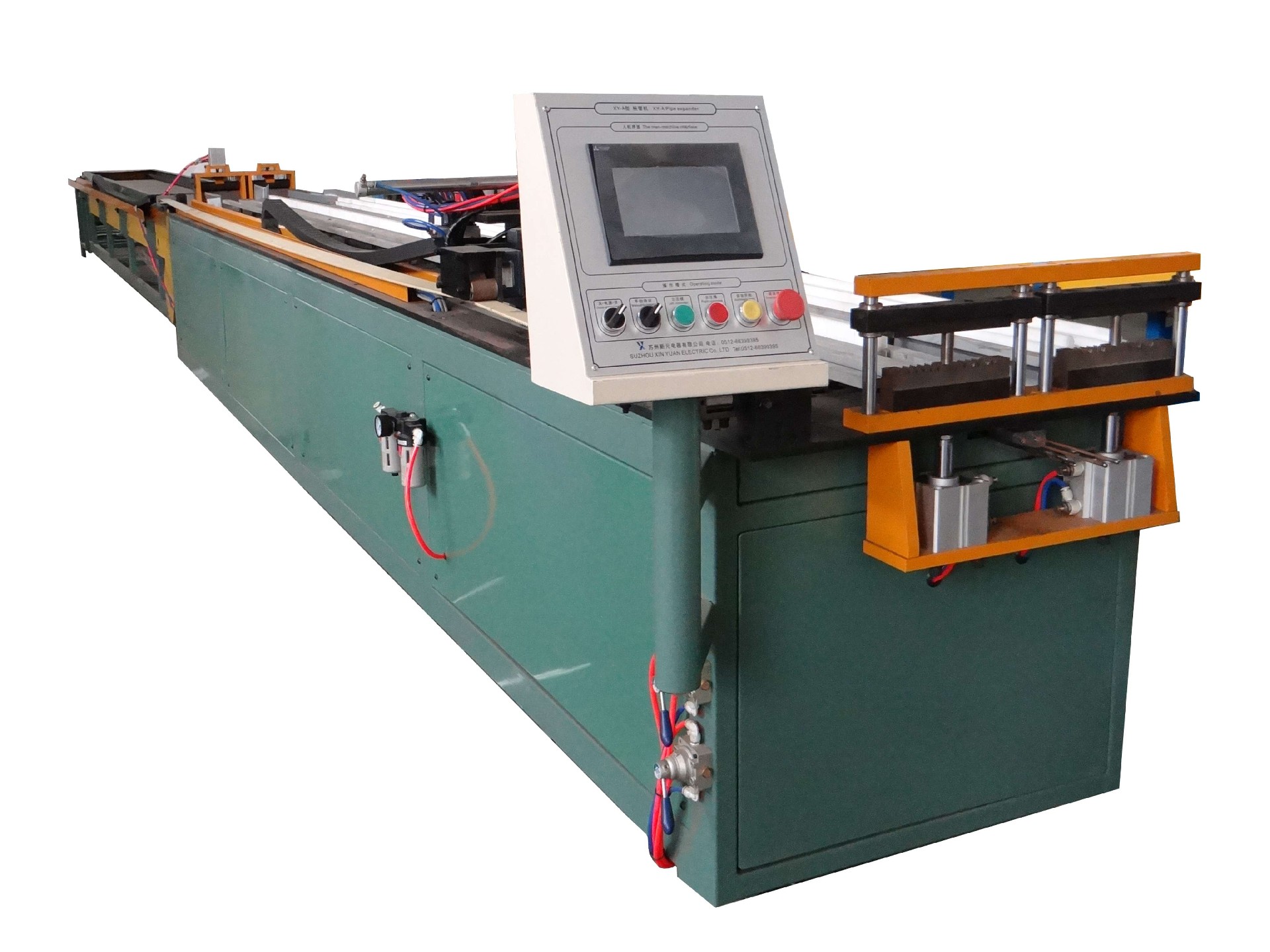 Fin arranging machine